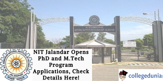NIT Jalandhar Opens PhD and M.Tech Program Applications, Check Details Here!